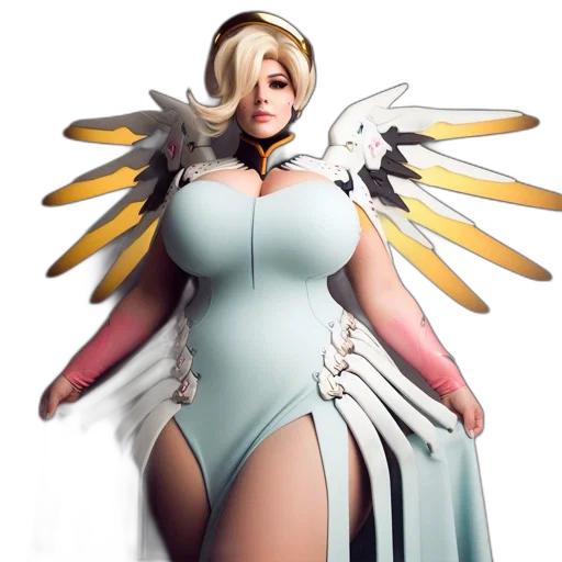 dress, fantasy art, concept art, 3d render transparent PNG cut-out