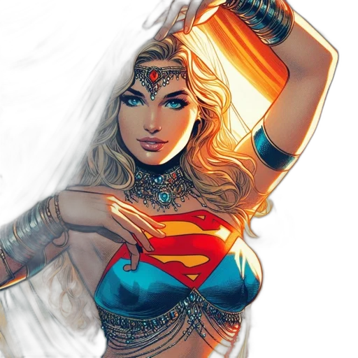 comic book art, concept art, fantasy art, cartoon transparent PNG cut-out