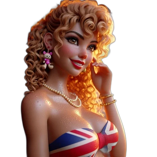 jewelry, 3d render, fantasy art, photorealistic transparent PNG cut-out