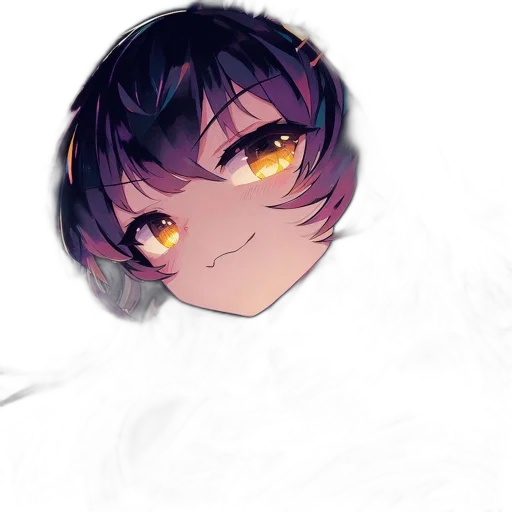 face, creature, mask, hair transparent PNG cut-out