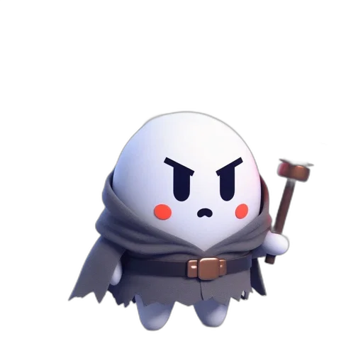 weapon, staff, creature, robot transparent PNG cut-out
