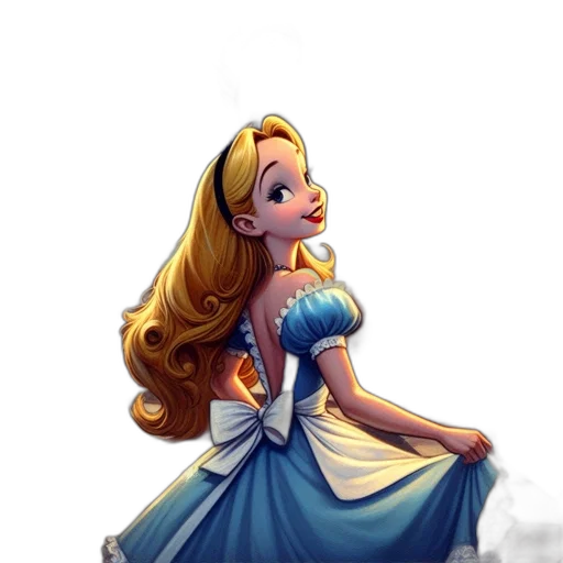 dress, crown, staff, concept art transparent PNG cut-out