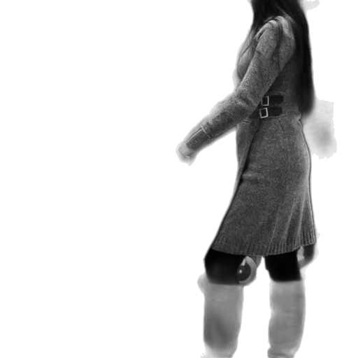dress, jacket, robot, staff transparent PNG cut-out
