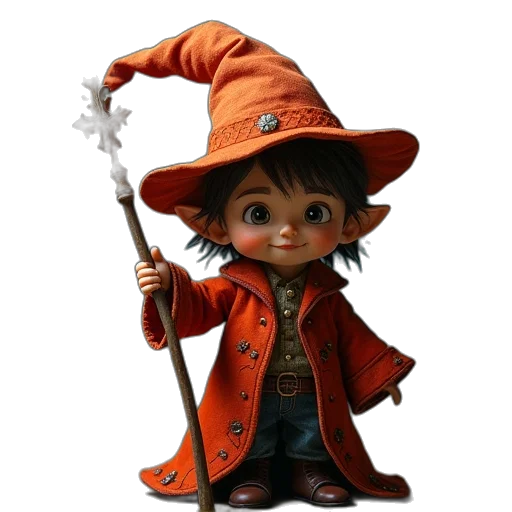 staff, hat, concept art, fantasy art transparent PNG cut-out