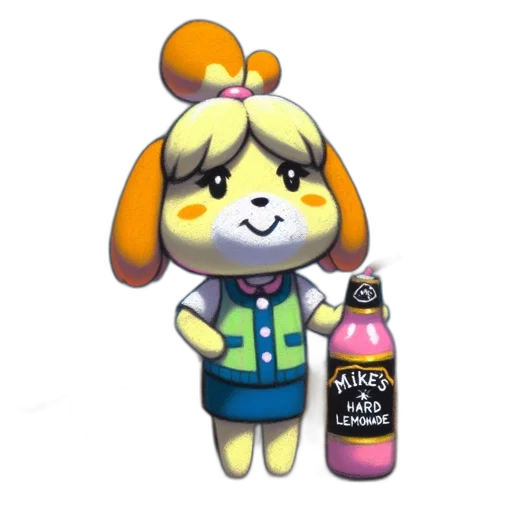 bottle, staff, animal, jacket transparent PNG cut-out