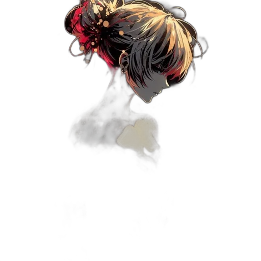 mask, crown, hair, face transparent PNG cut-out