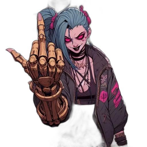 jacket, weapon, cyberpunk, concept art transparent PNG cut-out