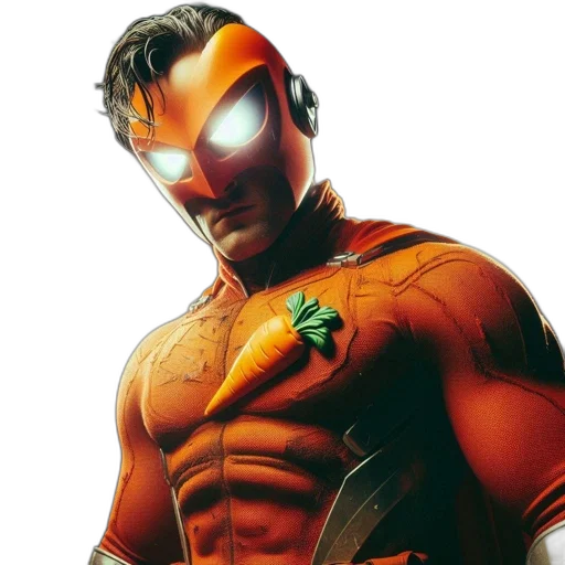mask, comic book art, concept art, 3d render transparent PNG cut-out