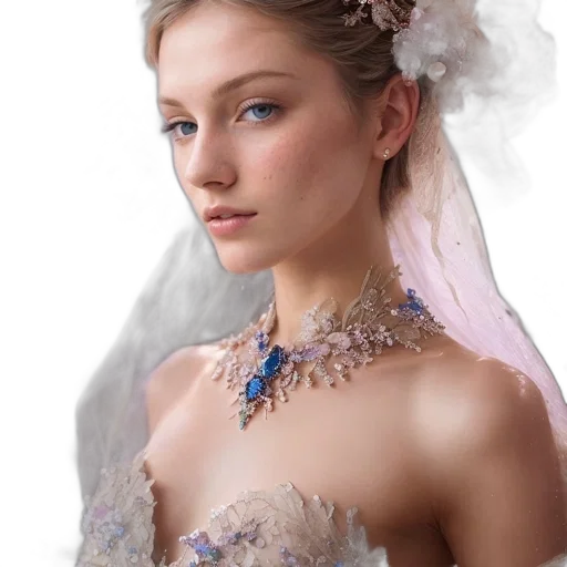 jewelry, crown, dress, face transparent PNG cut-out