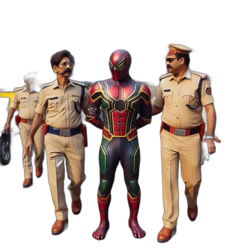 concept art, 3d render, comic book art, man transparent PNG cut-out