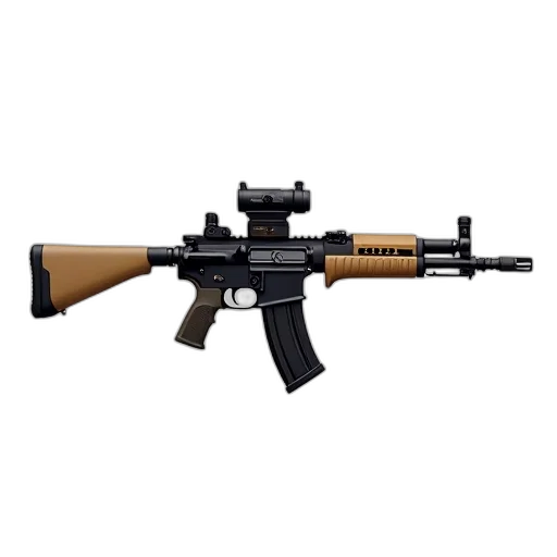 weapon, 3d render, detailed, illustration transparent PNG cut-out