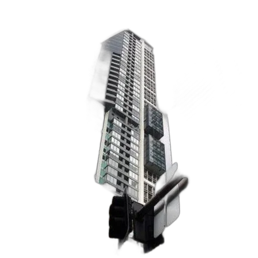 building, umbrella, 3d render, photorealistic transparent PNG cut-out