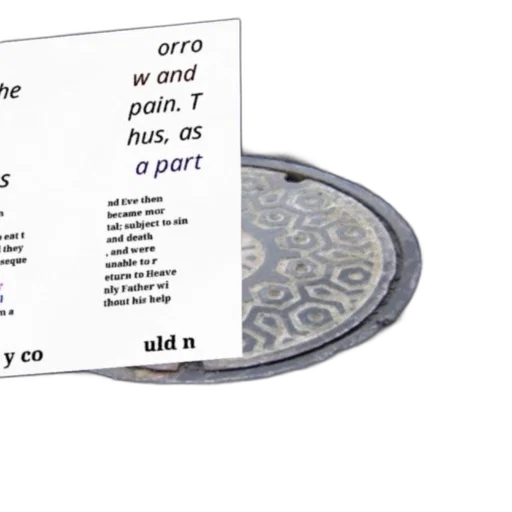 manhole, cover, religious, text transparent PNG cut-out