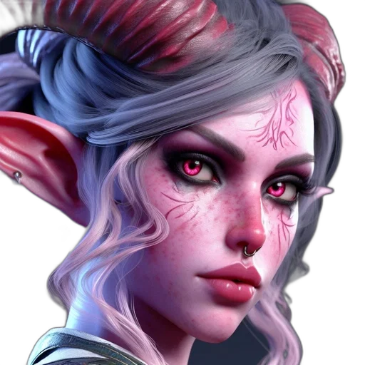 face, dragon, staff, fantasy art transparent PNG cut-out