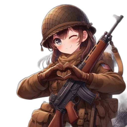 weapon, hat, animal, jacket transparent PNG cut-out
