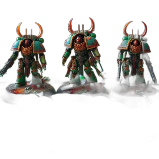 concept art, 3d render, miniature, warrior transparent PNG cut-out