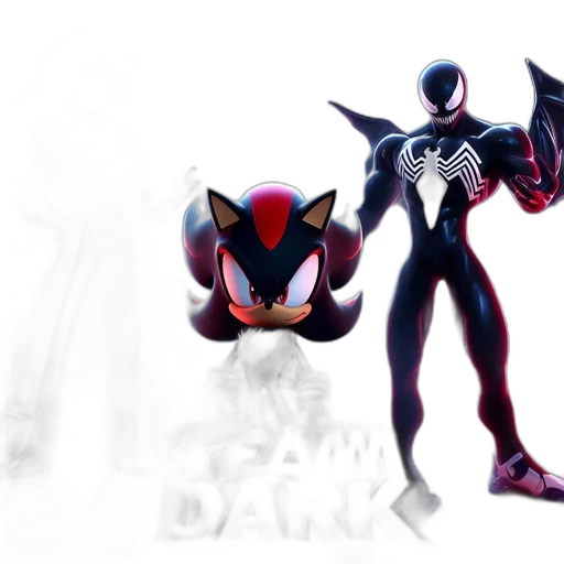 concept art, 3d render, comic book art, dark transparent PNG cut-out