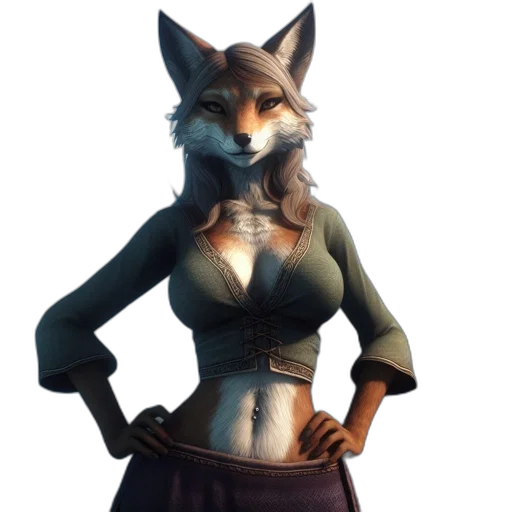 staff, dress, animal, mask transparent PNG cut-out