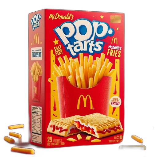 food, crown, photorealistic, 3d render transparent PNG cut-out