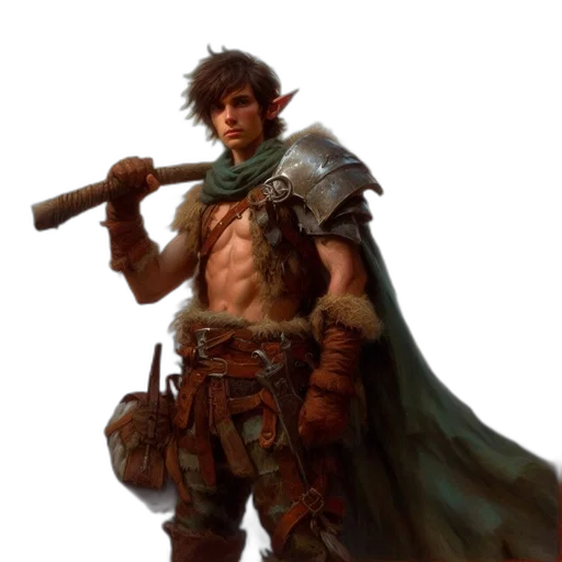 sword, staff, weapon, fantasy art transparent PNG cut-out