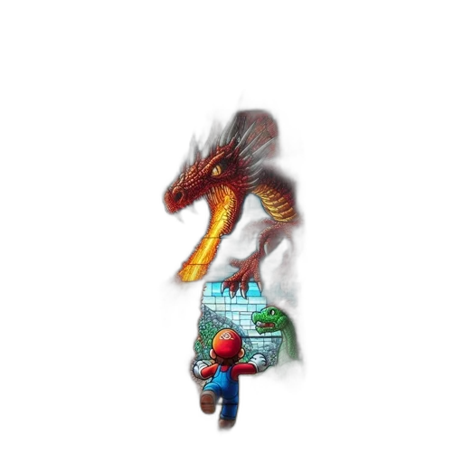 dragon, creature, animal, robot transparent PNG cut-out