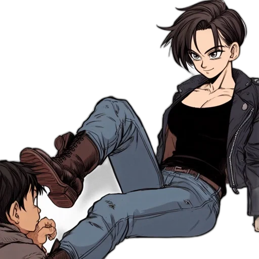 jacket, weapon, anime, concept art transparent PNG cut-out