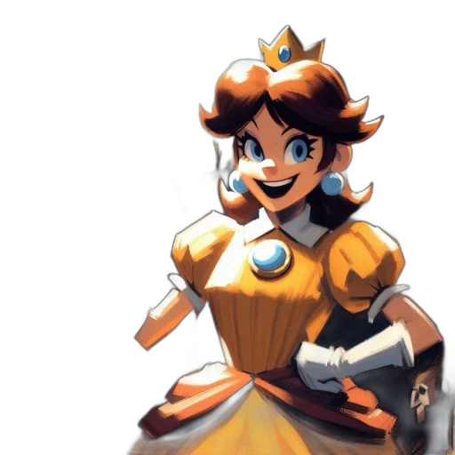 crown, dress, staff, concept art transparent PNG cut-out