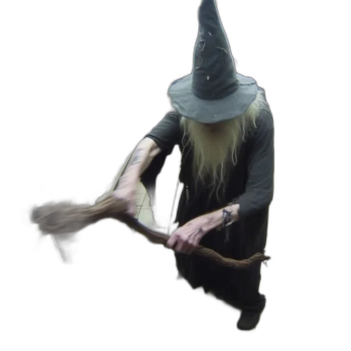 staff, hat, sword, dragon transparent PNG cut-out