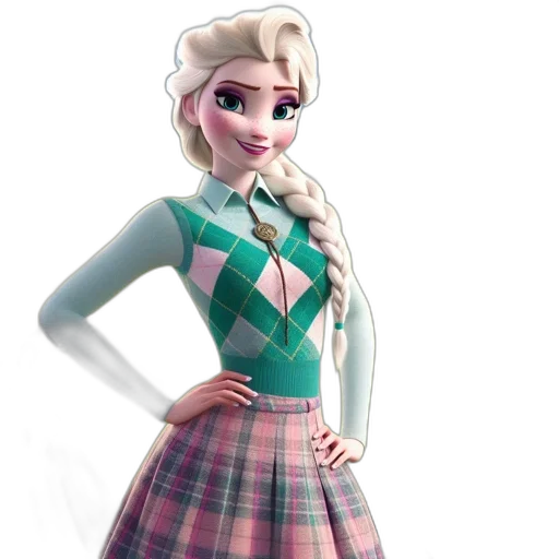 dress, jacket, 3d render, concept art transparent PNG cut-out