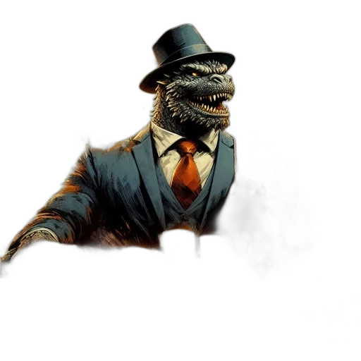 animal, dragon, creature, hat transparent PNG cut-out
