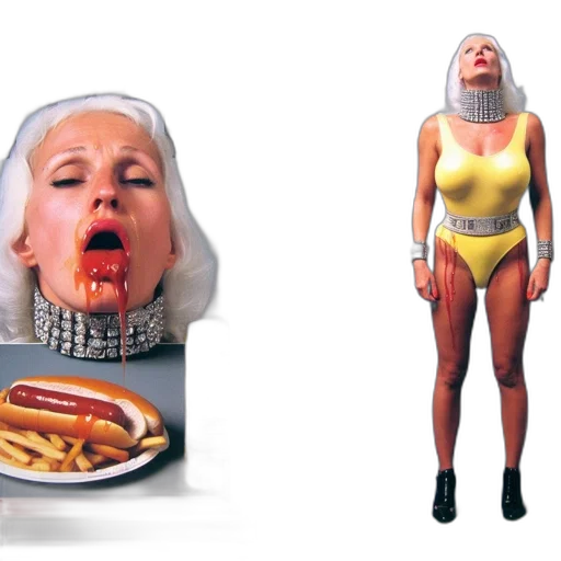 food, concept art, two, women transparent PNG cut-out