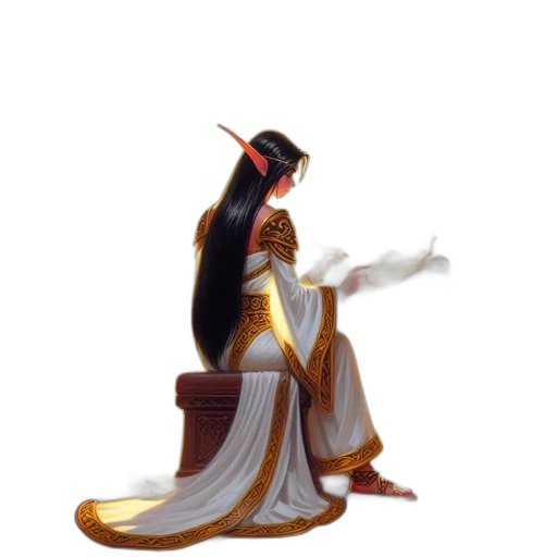 staff, crown, dress, sword transparent PNG cut-out