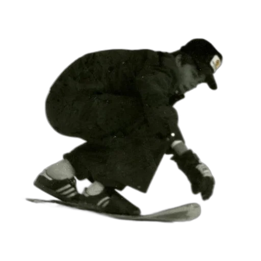 shoes, jacket, hat, staff transparent PNG cut-out