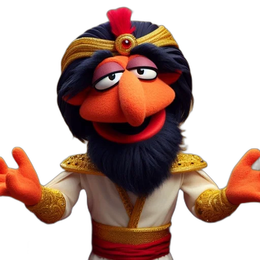 crown, staff, mask, face transparent PNG cut-out