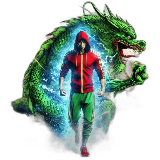 dragon, fantasy art, concept art, comic book art transparent PNG cut-out