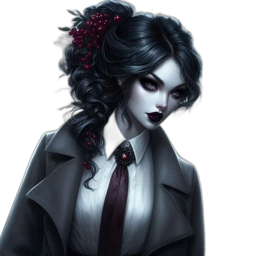 face, fantasy art, concept art, comic book art transparent PNG cut-out