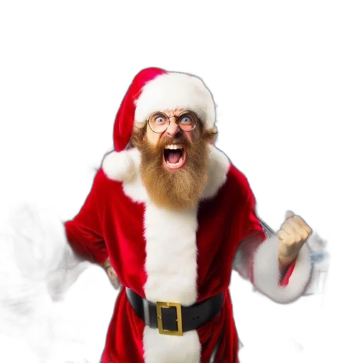 chaotic, scene, inside, christmas transparent PNG cut-out