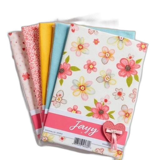 pastel, colorful, set, fabric-themed transparent PNG cut-out