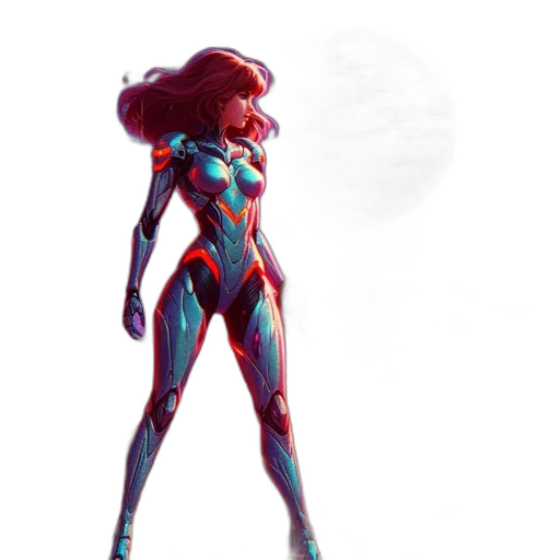 robot, dress, concept art, comic book art transparent PNG cut-out