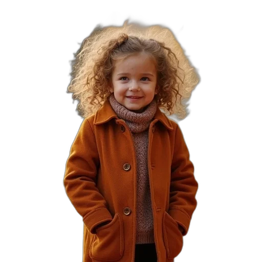 jacket, hair, face, hat transparent PNG cut-out