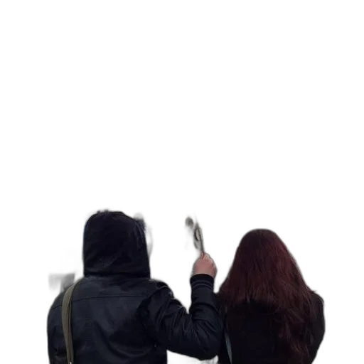 umbrella, jacket, staff, weapon transparent PNG cut-out