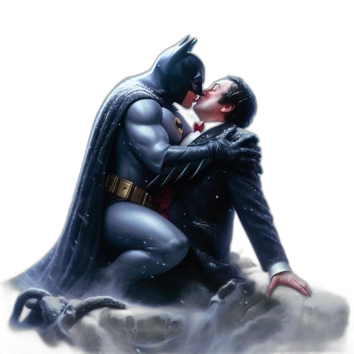 comic book art, concept art, photorealistic, snowy transparent PNG cut-out
