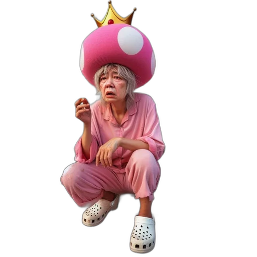 crown, creature, hat, weapon transparent PNG cut-out