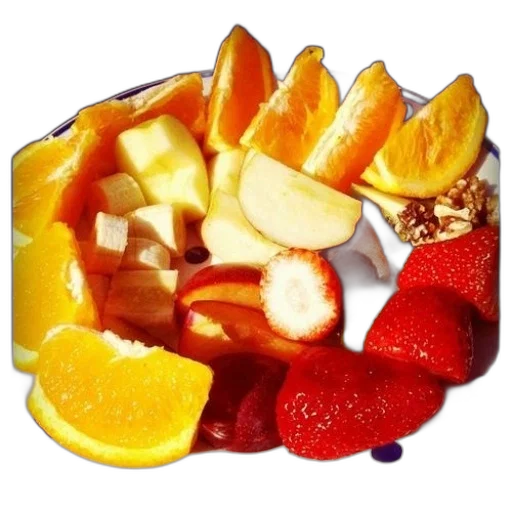 food, crown, photorealistic, colorful transparent PNG cut-out