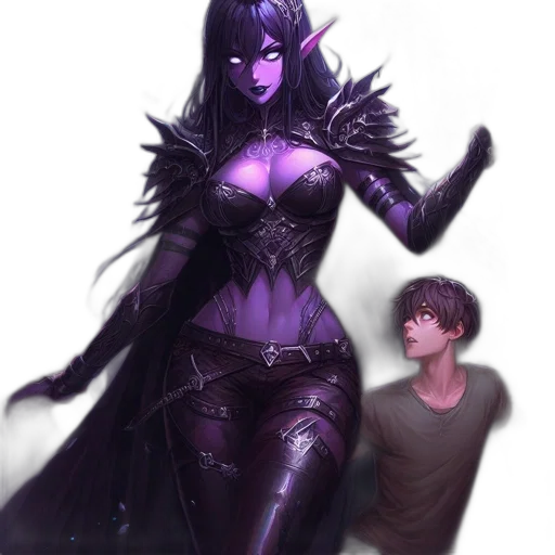 fantasy art, concept art, comic book art, cyberpunk transparent PNG cut-out