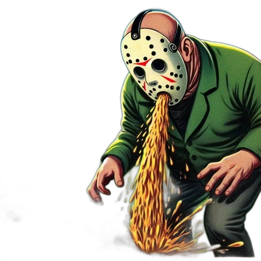 mask, creature, food, concept art transparent PNG cut-out