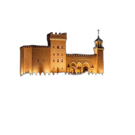 building, 3d render, photorealistic, pixel art transparent PNG cut-out