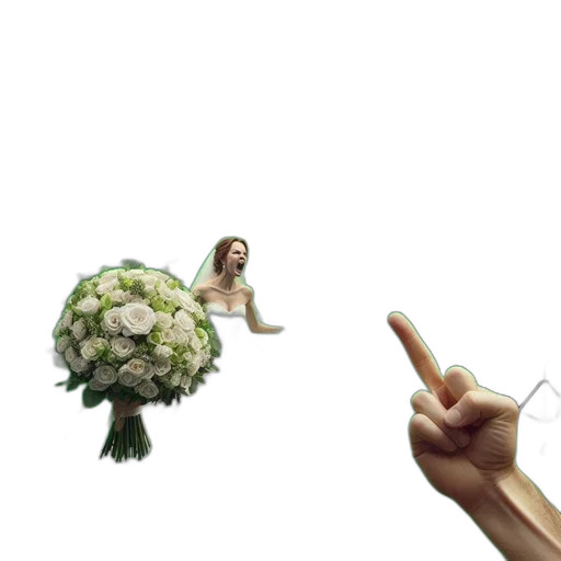 flower, umbrella, weapon, hair transparent PNG cut-out