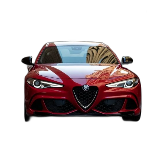 car, face, 3d render, photorealistic transparent PNG cut-out
