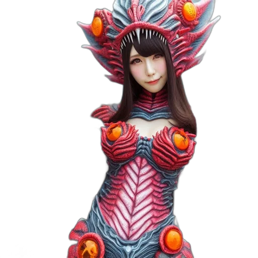 robot, dragon, dress, creature transparent PNG cut-out